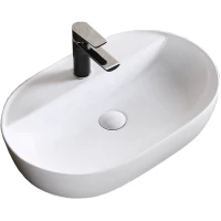 Раковина-чаша Ceruttispa CR0076 50x38 см, накладная, белый