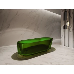 Изображение товара ванна из полиэфирной смолы 170x80 см abber kristall at9706emerald