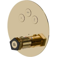 Термостат для ванны Newform Park Limited Edition 70440E.62.093 встраиваемый, золотой