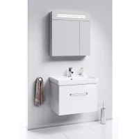 Комплект мебели белый глянец 70,5 см Aqwella Neo Neo.01.07/1 + 1.WH30.2.083 + Neo.04.07