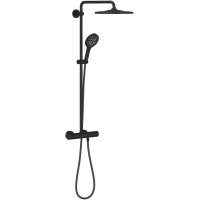 Душевая система Grohe Rainshower SmartActive 22119KF0 310 мм, с термостатом, черный матовый