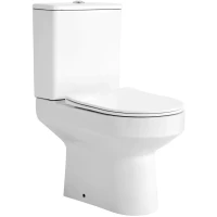 Унитаз-компакт WesnaArt Eko 101-EKO05 безободковый, с сиденьем микролифт, белый