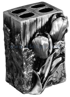 Держатель зубных щеток настольный серебро Art&Max Tulip AM-0082B-T держатель для зубных щеток art