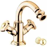 Смеситель для биде с донным клапаном Cezares APHRODITE-BS2-03/24-M