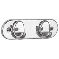 Планка с крючками Haiba HB1505-2 для ванны, хром