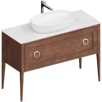 Тумба орех 120 см Kerama Marazzi Plaza Classic PL.CN.120.1+1\NUT.M