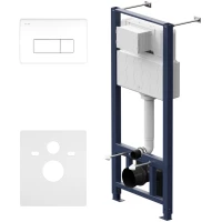 Инсталляция для унитаза Am.Pm Pro M I012704.8001 с кнопкой смыва, белый глянец