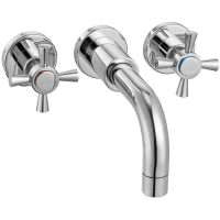 Смеситель для раковины E.C.A Quadrille 102106029EX встраиваемый, хром