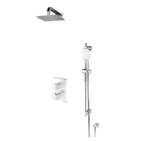 Душевой комплект 250 мм Omnires Parma SYSPM22CRB