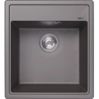 Кухонная мойка Abber Quarz AQ2901G 46x51 см, серый