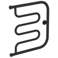 Полотенцесушитель водяной 500x500 темный титан муар Сунержа Лира+ 15-4011-5050