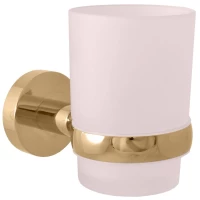 Стакан для зубных щеток Rav Slezak Colorado COA0201Z настенный, золотой