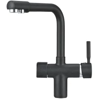 Смеситель для кухни с подключением к фильтру Point черный PN3104B