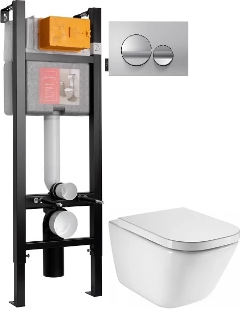 

Комплект подвесной унитаз Roca The Gap 34647L000 + 801472004 + система инсталляции Jacob Delafon E33131RU-NF + E20859-CP-MTC