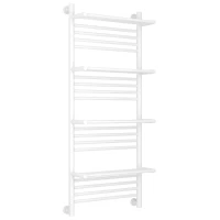 Полотенцесушитель водяной 1200x500 белый глянец Сунержа Богема с полкой+ 12-0224-1250