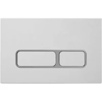 Кнопка смыва Sintesi SIN-FB-XSW-501 для инсталляции, белый/хром/белый