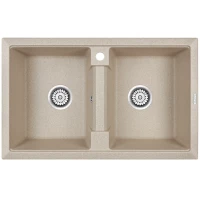 Кухонная мойка Paulmark Tandem бежевый PM238150-BE