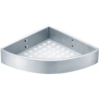 Полка для ванной Azario AZ-833 25,2x18,8 см, угловая, матовый хром 