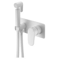 Гигиенический душ Boheme Spectre 457-MW со смесителем, белый матовый