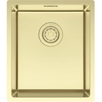 Кухонная мойка Paulmark Lassan LA38-LG 38x44 см, светлое золото