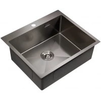 Кухонная мойка Milacio Denia 59 вороненая сталь MC.77499