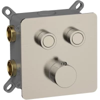 Термостат для ванны AQUAme AQM8811BN встраиваемый, никель матовый