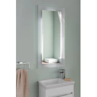 Зеркало 45x90 см с подсветкой алюминий Aquanet Нота 00159094