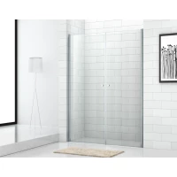 Душевая дверь распашная Cezares Eco 80 см текстурное стекло ECO-O-B-2-80-P-Cr