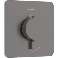 Термостат для душа Hansgrohe Ecostat Comfort Q 33712340 встраиваемый, черный хром матовый