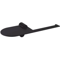 Держатель туалетной бумаги Raglo R300.03.06 с полкой для телефона, черный матовый