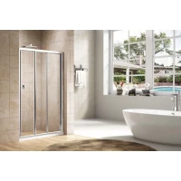 Душевая дверь 100 см Cezares FAMILY-B-BF-3-100-P-Cr текстурное стекло