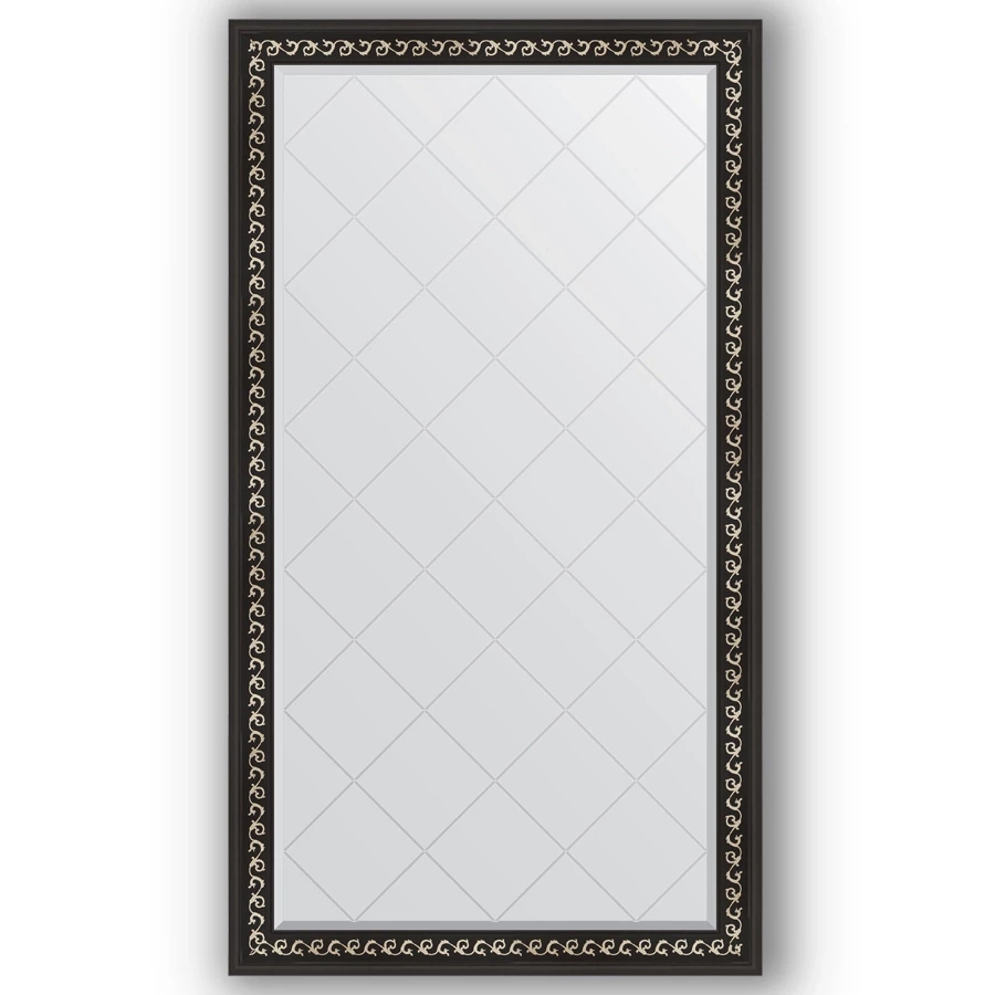 Зеркало 95х169 см черный ардеко Evoform Exclusive-G BY 4397 - фото 1