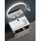 Комплект мебели серый матовый 81 см Sancos Very VR80SM + CN7012 + SF800 - 5