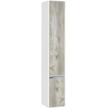 Изображение товара пенал подвесной белый глянец/бетон пайн r акватон капри 1a230503kpdar