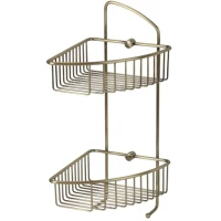 Полка угловая 18x20 см Veragio Baskets Bronzo VR.GFT-9037.BR