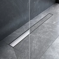 Душевой трап (лоток) Am.Pm MasterFlow W01SC-U11-080-04SB 78,6 см, с решеткой, 2 в 1 под плитку, матовый хром