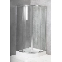 Душевой уголок 80x80 см BelBagno DUE-R-2-80-C-Cr прозрачное