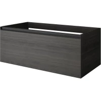 Тумба под раковину Armadi Art Quatro Oak Antracite 790-M1-100-OA-A 100 см, подвесная, темный дуб