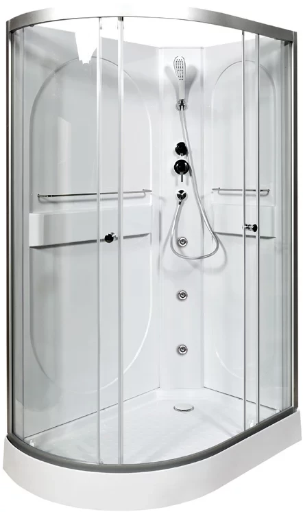 

Душевая кабина 120x80x200 см Deto L602RNGM прозрачное