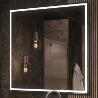 Зеркало Vigo Roberta Comfort 169 100x100 см, с LED-подсветкой, сенсорным выключателем, антизапотеванием