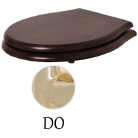 Сиденье для унитаза с микролифтом орех/золото Azzurra Giunone-Jubilaeum 1800NM/F noce/oro