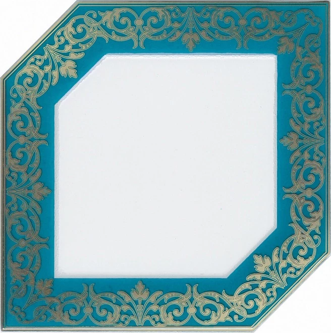 

Декор Kerama Marazzi Клемансо бирюзовый