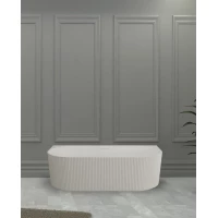 Ванна из литьевого мрамора Abber Stein AS9630 170x75 см, белый матовый