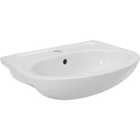 Раковина Misty Рива CDB00006402 50x42 см, накладная, подвесная, белый