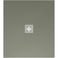 Душевой поддон Allen Brau Priority 8.31001-CGM 90x80 см, из литьевого мрамора, прямоугольный, оливковый матовый