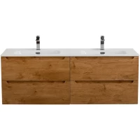 Тумба под раковину BelBagno Etna ETNA-1400-4C-SO-2-RN 140,4 см, подвесная, Rovere Nature