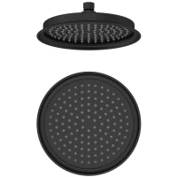 Верхний душ Wonzon & Woghand WW-88DP05-MB 228 мм, черный матовый