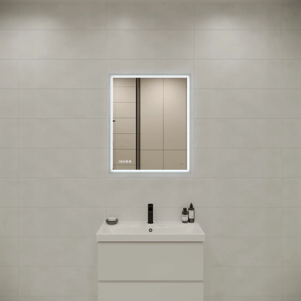 Зеркало 70x85 см Cersanit Design Pro LU-LED080*70-p-Os LU-LED080*70-p-Os - фото 5