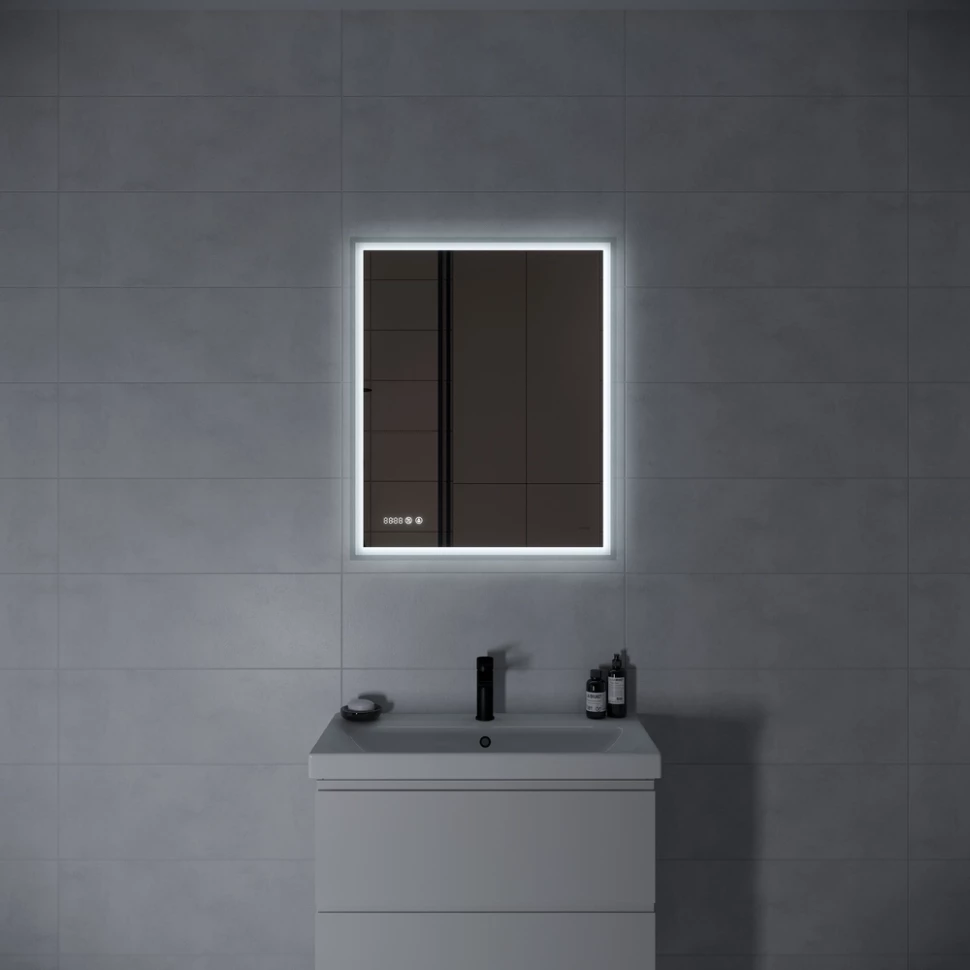 Зеркало 70x85 см Cersanit Design Pro LU-LED080*70-p-Os LU-LED080*70-p-Os - фото 6