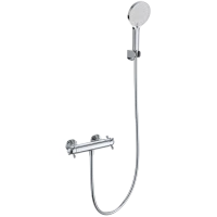 Термостат для душа Wonzon & Woghand Strato WW-B2048-A-CR с душевым гарнитуром, хром